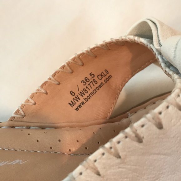 Børn Crown White Leather Bow Sandals - Picture 5 of 6